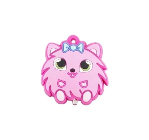 CA312 Plastkappe med Led, Pink Furry
